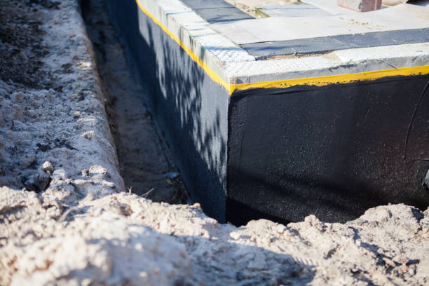 Professional Waterproofing technician working in Jeffersonville, OH